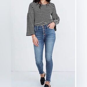 Madewell 10” Rise Skinny Jeans Size 27